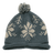 Decky Snowflake Roll Up Beaine w/Pom | Decky 611B Cha/Stn OSFM