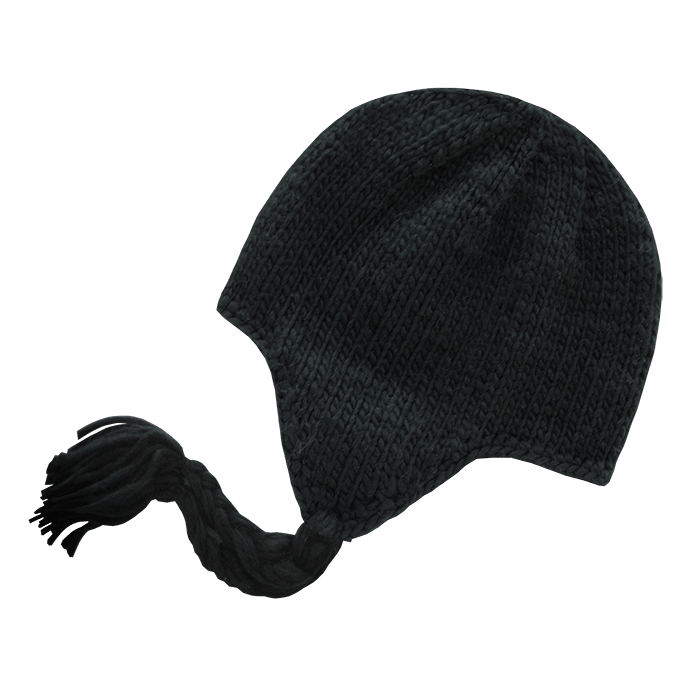 Decky Solid Peruvian Beanies | Decky 633 Black OSFM Beanies