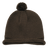 Decky Solid RollUp Beanie w/PomPom | Decky 611A Brown OSFM Beanies