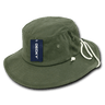 Decky Structured Cotton Aussie Hat | Decky 510 MILITARY GREEN S/M Hats