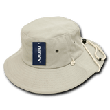Decky Structured Cotton Aussie Hat | Decky 510 Stone L/XL Hats