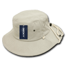 Decky Structured Cotton Aussie Hat | Decky 510 Stone S/M Hats