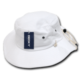 Decky Structured Cotton Aussie Hat | Decky 510 White L/XL Hats