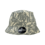 Decky Structured Cotton Fisherman's Hat | Decky 450 Army Digital S/M Hats