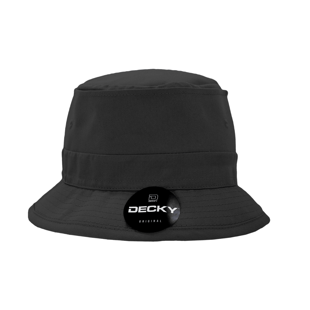 Decky Structured Cotton Fisherman's Hat | Decky 450 Black S/M Hats