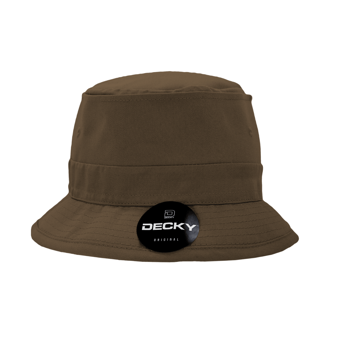 Decky Structured Cotton Fisherman's Hat | Decky 450 Brown S/M Hats