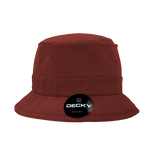 Decky Structured Cotton Fisherman's Hat | Decky 450 CARDINAL L/XL Hats