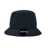 Decky Structured Cotton Fisherman's Hat | Decky 450 Navy S/M Hats