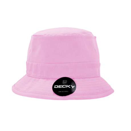 Decky Structured Cotton Fisherman's Hat | Decky 450 Pink L/XL Hats