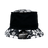 Decky Structured Floral Brim Fisherman's Hat | Decky 456 Black S/M Hats