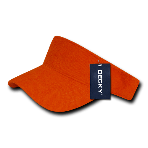Decky Terry Visor | Decky 996 Orange OSFM Visors