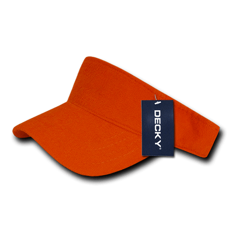 Decky Terry Visor | Decky 996 Orange OSFM Visors