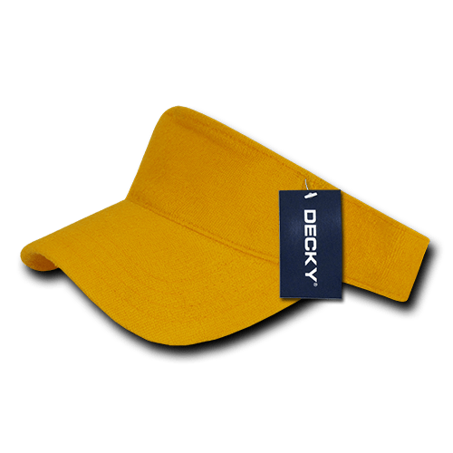 Decky Terry Visor | Decky 996 Yellow OSFM Visors