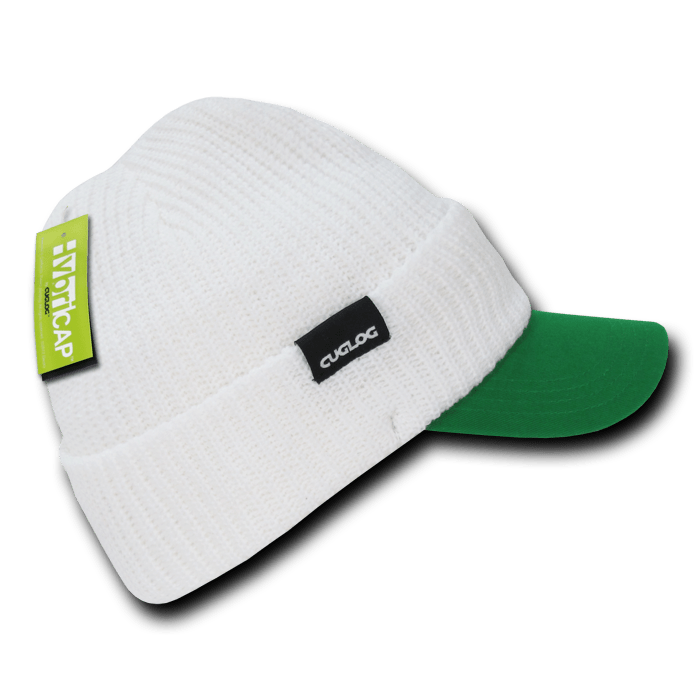 Decky The Original HybriCap | Decky C01 White/Kelly OSFM Hats
