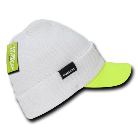 Decky The Original HybriCap | Decky C01 White/Neon Green OSFM Hats