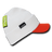 Decky The Original HybriCap | Decky C01 White/Orange OSFM Hats