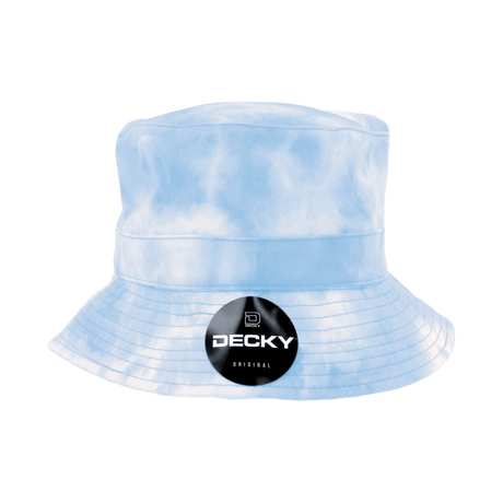 Decky Tie Dye Bucket Hat | Decky 7961 BLUE L/XL Hats