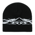 Decky Tribal Beanie | Decky 8012 Black/White OSFM Beanies