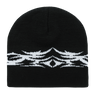 Decky Tribal Beanie | Decky 8012 Black/White OSFM Beanies