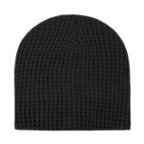 Decky Waffle Beanies | Decky 8011 Black Standard Beanies