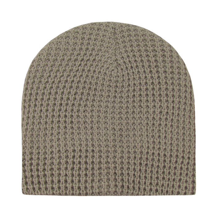 Decky Waffle Beanies | Decky 8011 Khaki OSFM Beanies