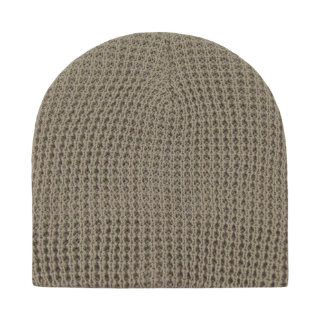 Decky Waffle Beanies | Decky 8011 Khaki OSFM Beanies