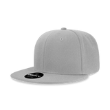Decky Women's 6 Panel High Profile Structured Acrylic/Polyester Snapback | Decky 5121 Grey OSFM