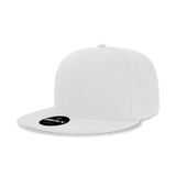 Decky Women's 6 Panel High Profile Structured Acrylic/Polyester Snapback | Decky 5121 White OSFM