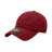 Decky Women's 6 Panel Low Profile Relaxed Cotton Cap | Decky 5120 Cardinal OSFM Hats