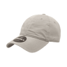 Decky Women's 6 Panel Low Profile Relaxed Cotton Cap | Decky 5120 Grey OSFM Hats