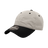 Decky Women's 6 Panel Low Profile Relaxed Cotton Cap | Decky 5120 Grey/Black OSFM Hats