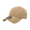 Decky Women's 6 Panel Low Profile Relaxed Cotton Cap | Decky 5120 Khaki OSFM Hats