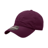 Decky Women's 6 Panel Low Profile Relaxed Cotton Cap | Decky 5120 Maroon OSFM Hats