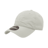 Decky Women's 6 Panel Low Profile Relaxed Cotton Cap | Decky 5120 Stone OSFM Hats