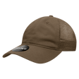 Decky Women's 6 Panel Low Profile Relaxed Cotton Trucker | Decky 5122 Brown OSFM