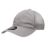 Decky Women's 6 Panel Low Profile Relaxed Cotton Trucker | Decky 5122 Grey OSFM