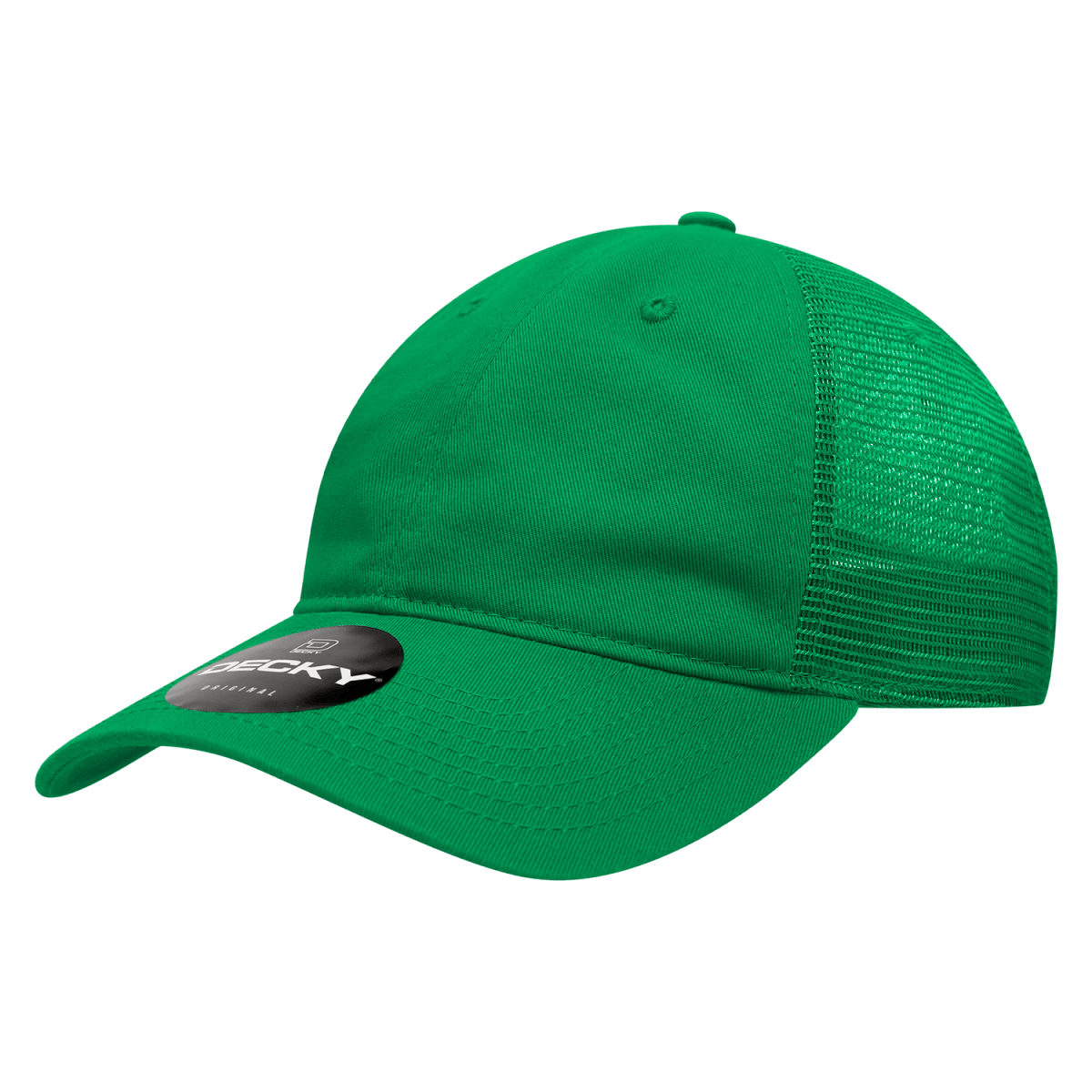 Decky Women's 6 Panel Low Profile Relaxed Cotton Trucker | Decky 5122 Kelly OSFM