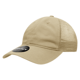 Decky Women's 6 Panel Low Profile Relaxed Cotton Trucker | Decky 5122 Khaki OSFM