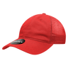 Decky Women's 6 Panel Low Profile Relaxed Cotton Trucker | Decky 5122 Red OSFM