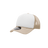 Decky Youth 5 Panel Mid Profile Structured Foam Trucker | Decky 7010 Khaki/White/Khaki Standard