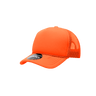 Decky Youth 5 Panel Mid Profile Structured Foam Trucker | Decky 7010 Orange Standard