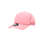 Decky Youth 5 Panel Mid Profile Structured Foam Trucker | Decky 7010 Pink Standard