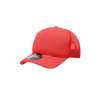 Decky Youth 5 Panel Mid Profile Structured Foam Trucker | Decky 7010 Red Standard