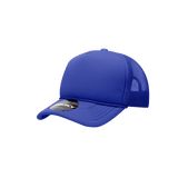 Decky Youth 5 Panel Mid Profile Structured Foam Trucker | Decky 7010 Royal Standard