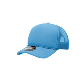 Decky Youth 5 Panel Mid Profile Structured Foam Trucker | Decky 7010 Sky Blue Standard