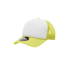 Decky Youth 5 Panel Mid Profile Structured Foam Trucker | Decky 7010 Yellow/White/Yellow Standard