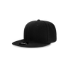 Decky Youth 6 Panel High Profile Structured Acrylic/Polyester Snapback | Decky 7011 Black OSFM