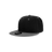 Decky Youth 6 Panel High Profile Structured Acrylic/Polyester Snapback | Decky 7011 Black/Charcoal OSFM