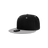Decky Youth 6 Panel High Profile Structured Acrylic/Polyester Snapback | Decky 7011 Black/Grey OSFM
