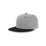 Decky Youth 6 Panel High Profile Structured Acrylic/Polyester Snapback | Decky 7011 Grey/Black OSFM